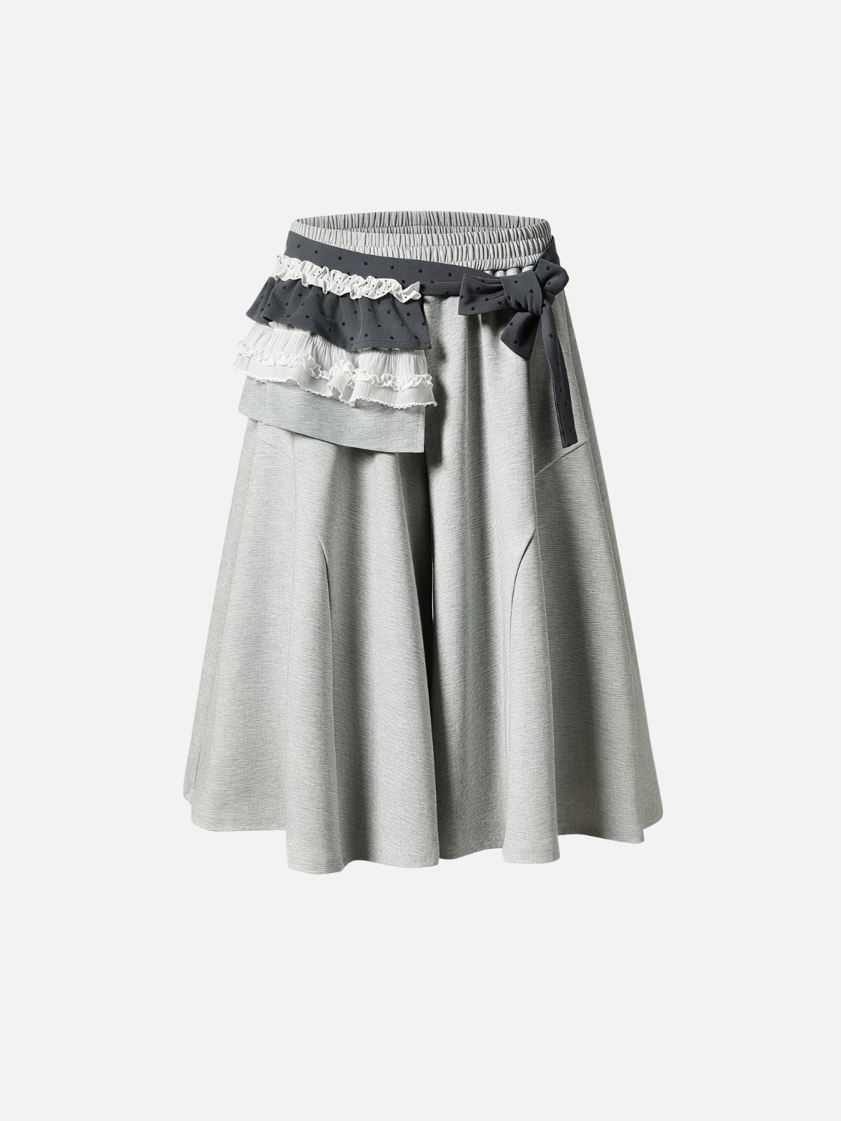 Haaura Lace Patchwork Bow Pants