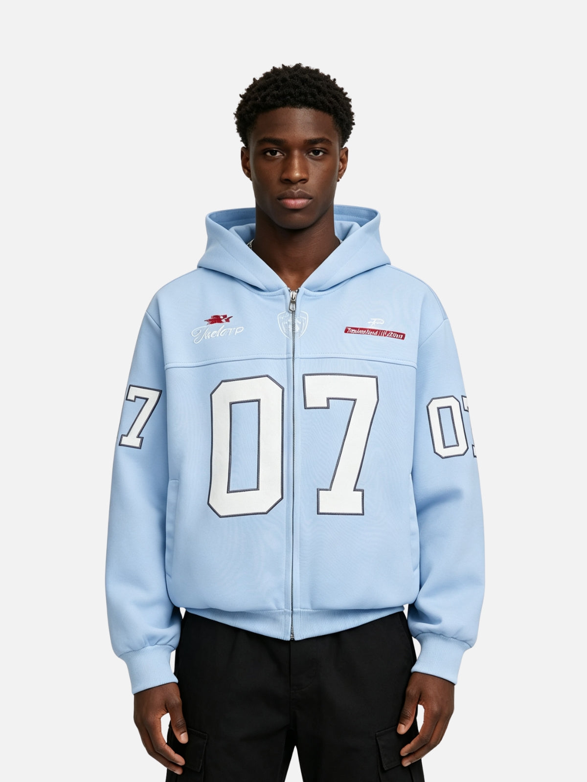 Haaura 07 Graphic Zip Up Hoodie