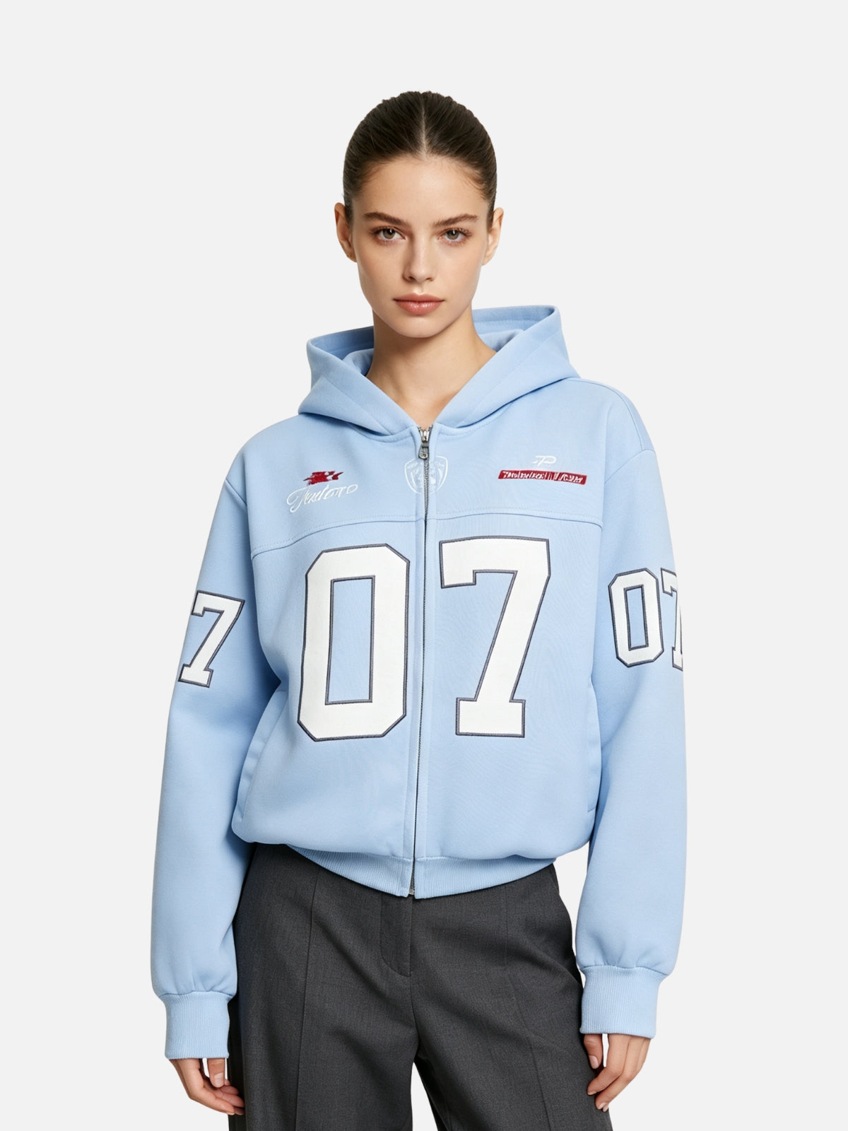Haaura 07 Graphic Zip Up Hoodie