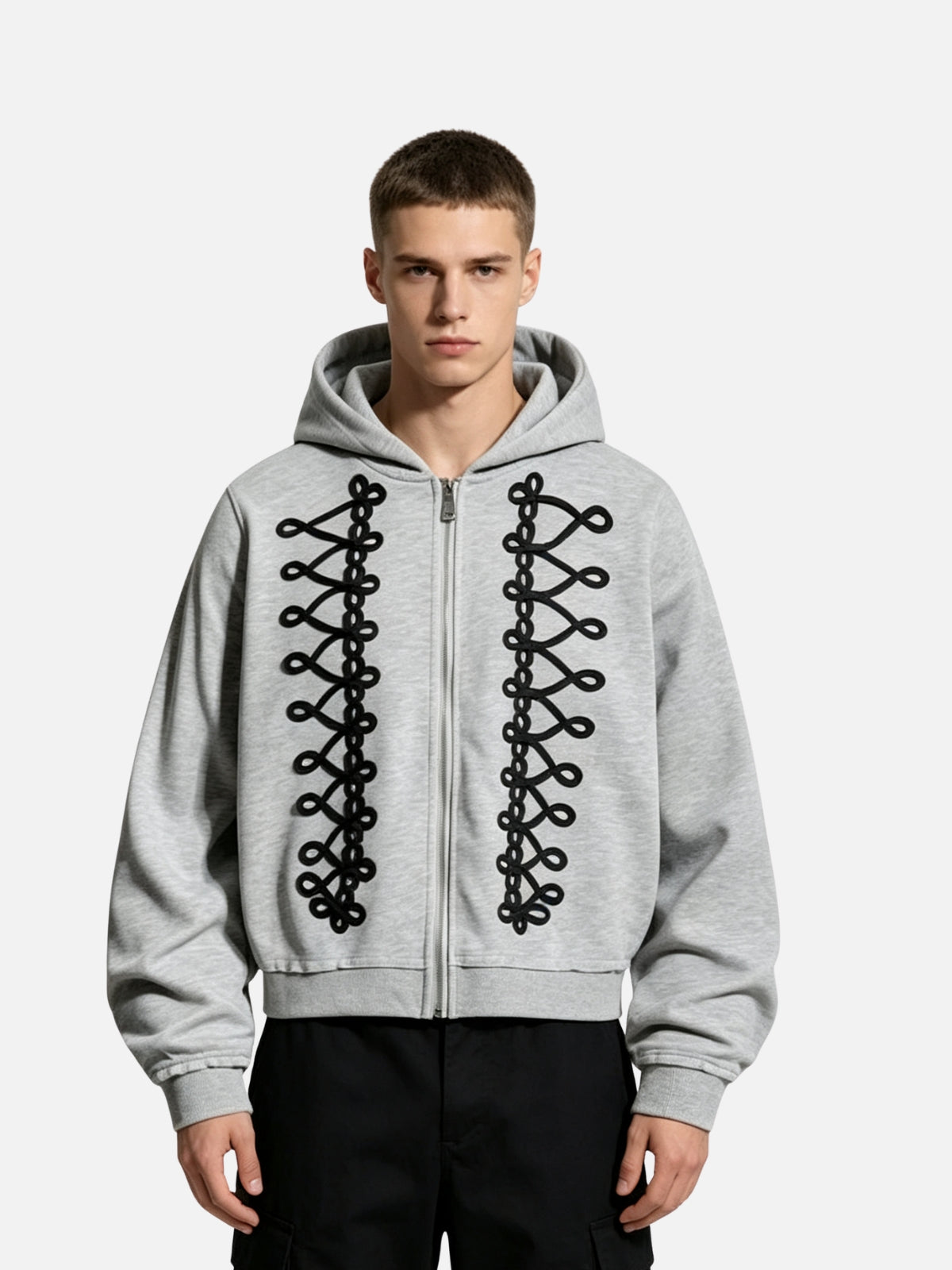 Haaura Napoleon Zip Up Hoodie
