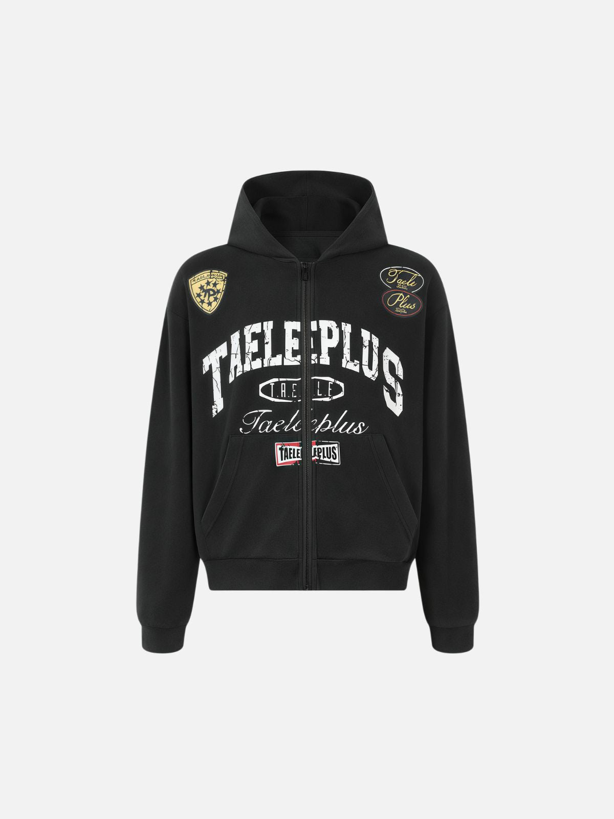 Haaura Vintage Arch Graphic Zip Up Hoodie