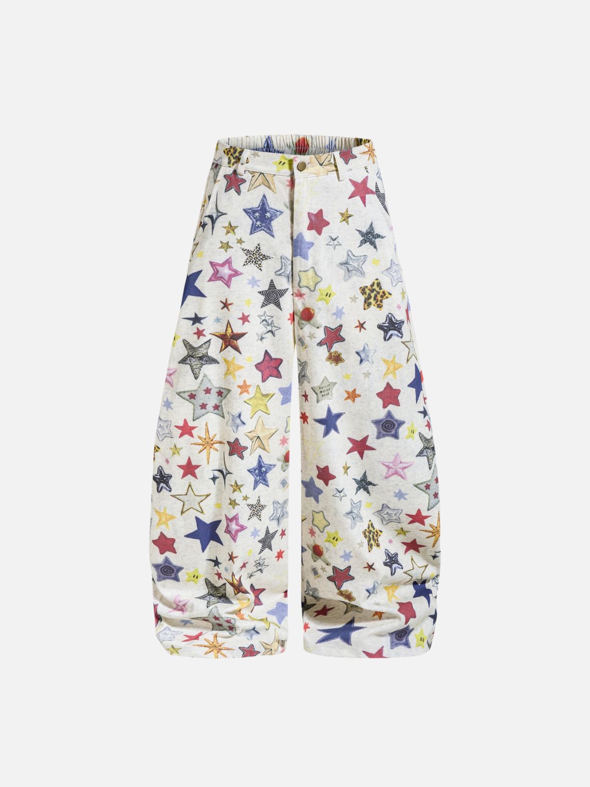 Haaura Allover Star Graphic Baggy Pants