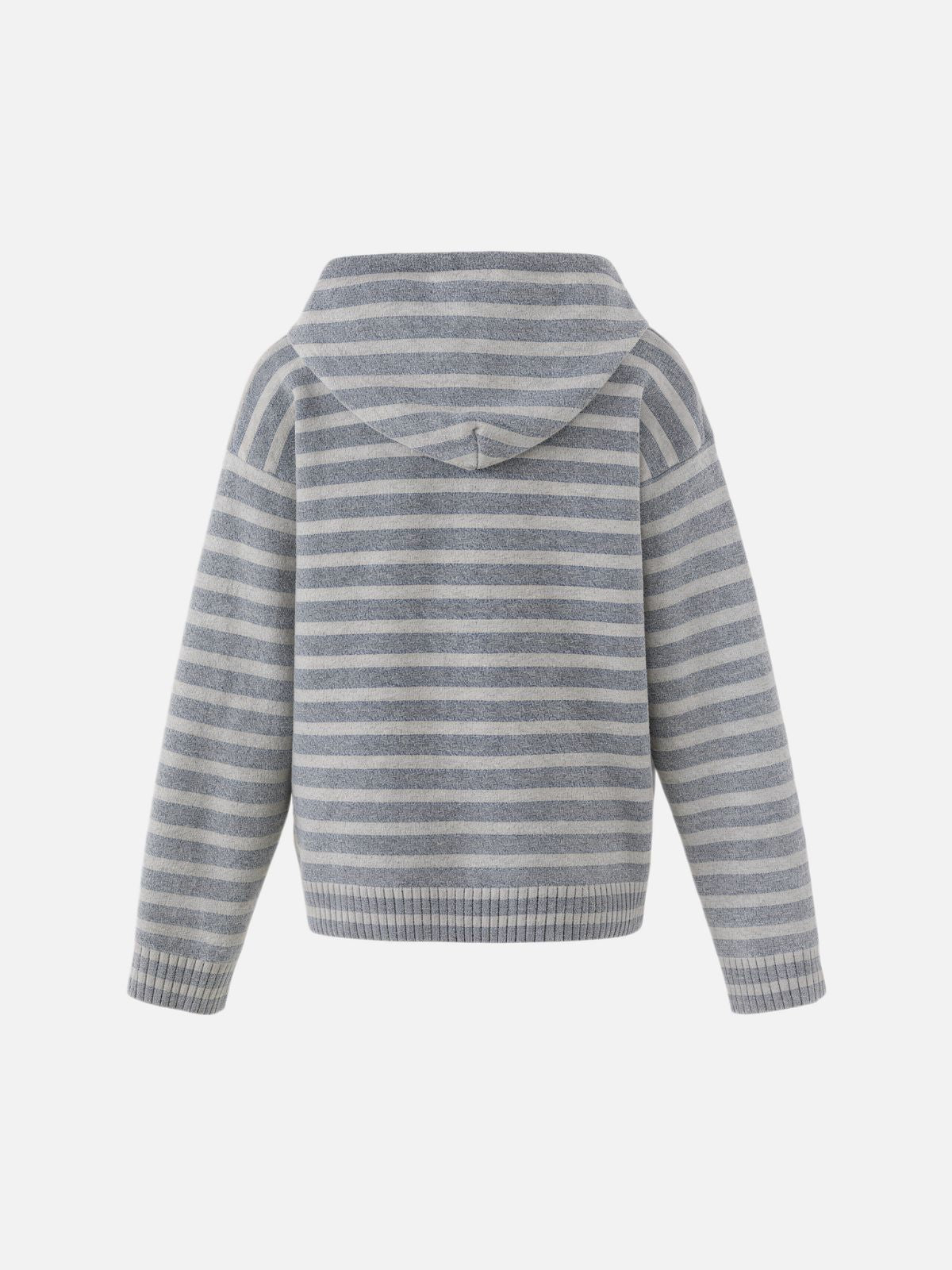 Haaura Stripe Hooded Cardigan