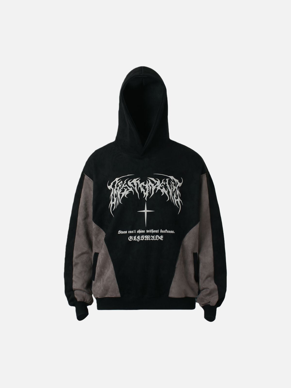 Haaura “Light in Dark” Spliced Hoodie