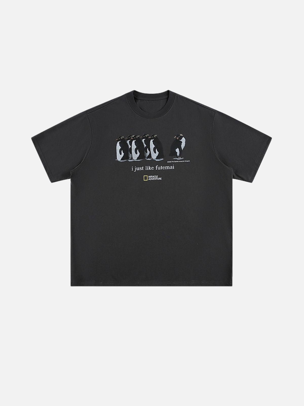 Haaura I Just Like Futemai Penguin Graphic Tee