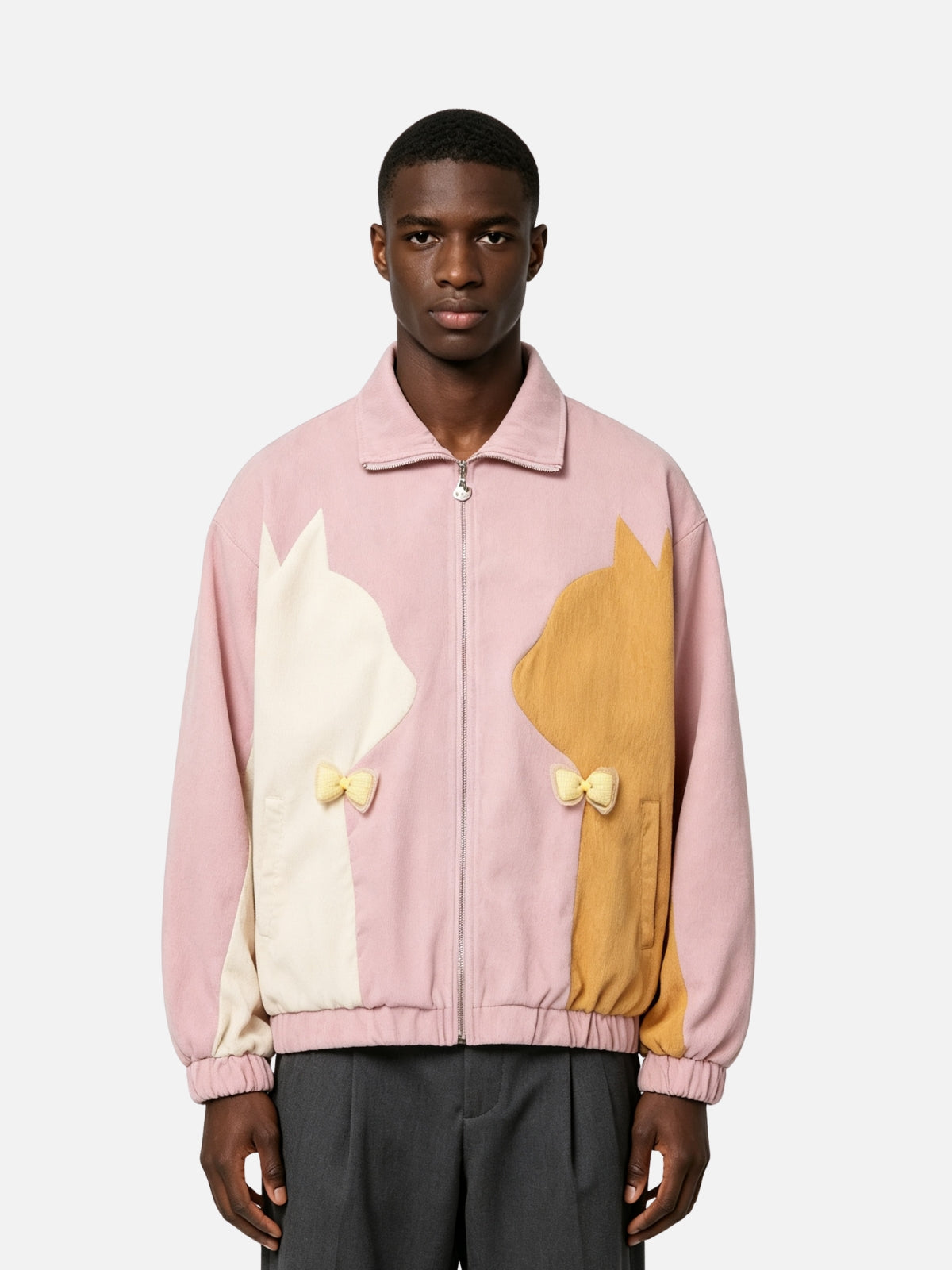 Haaura Cat Color Block Jacket