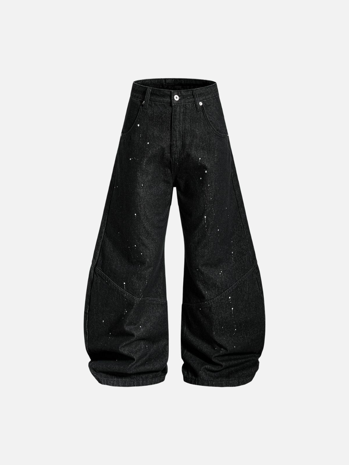 Haaura Splatter Baggy Barrel Jeans