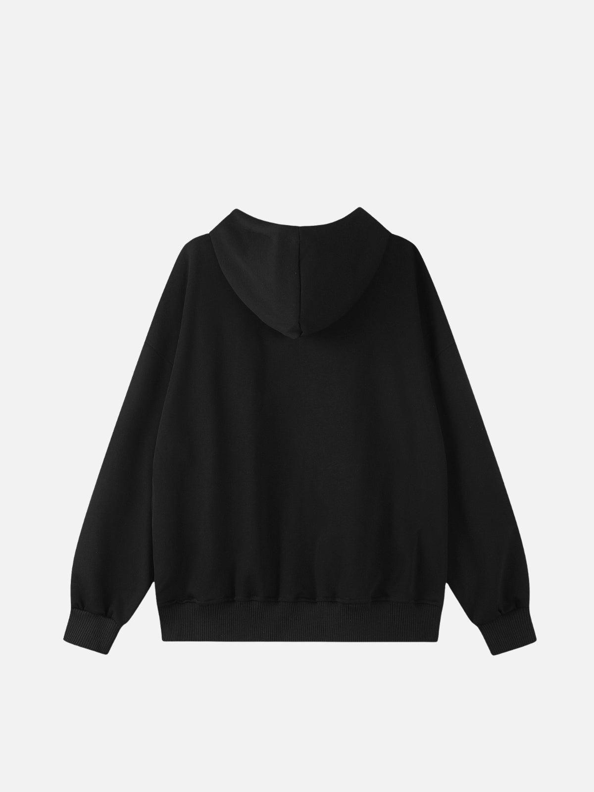Haaura Rhinestone Star Zip Up Hoodie