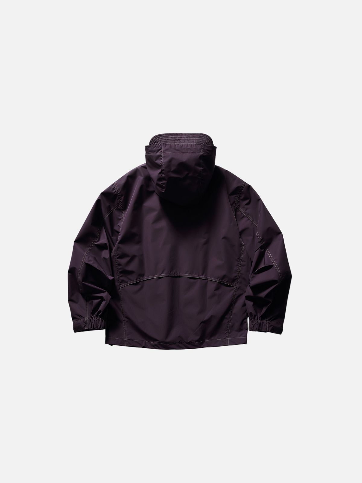 Haaura Boxy Hooded Slanted Zip Pocket Jacket
