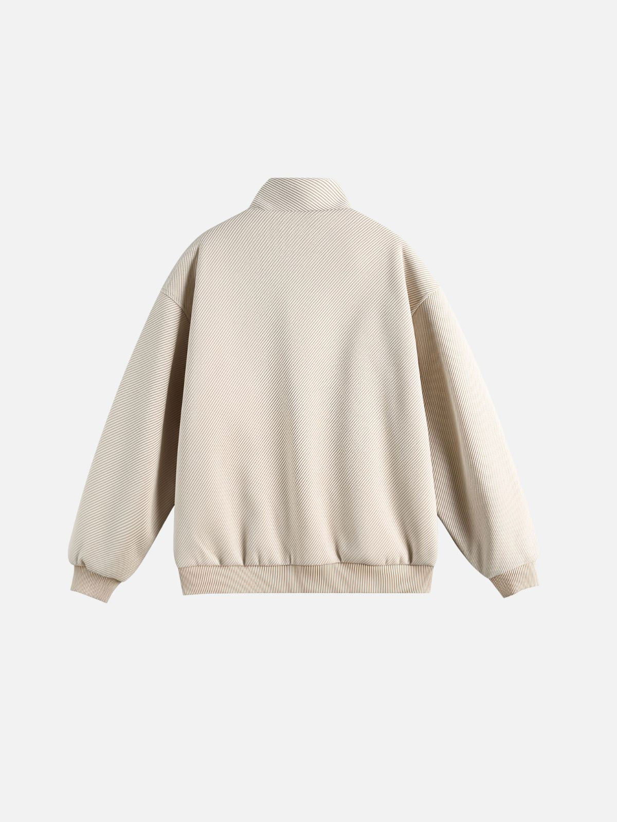 Haaura Geometric Embroidered Zip Up Jacket