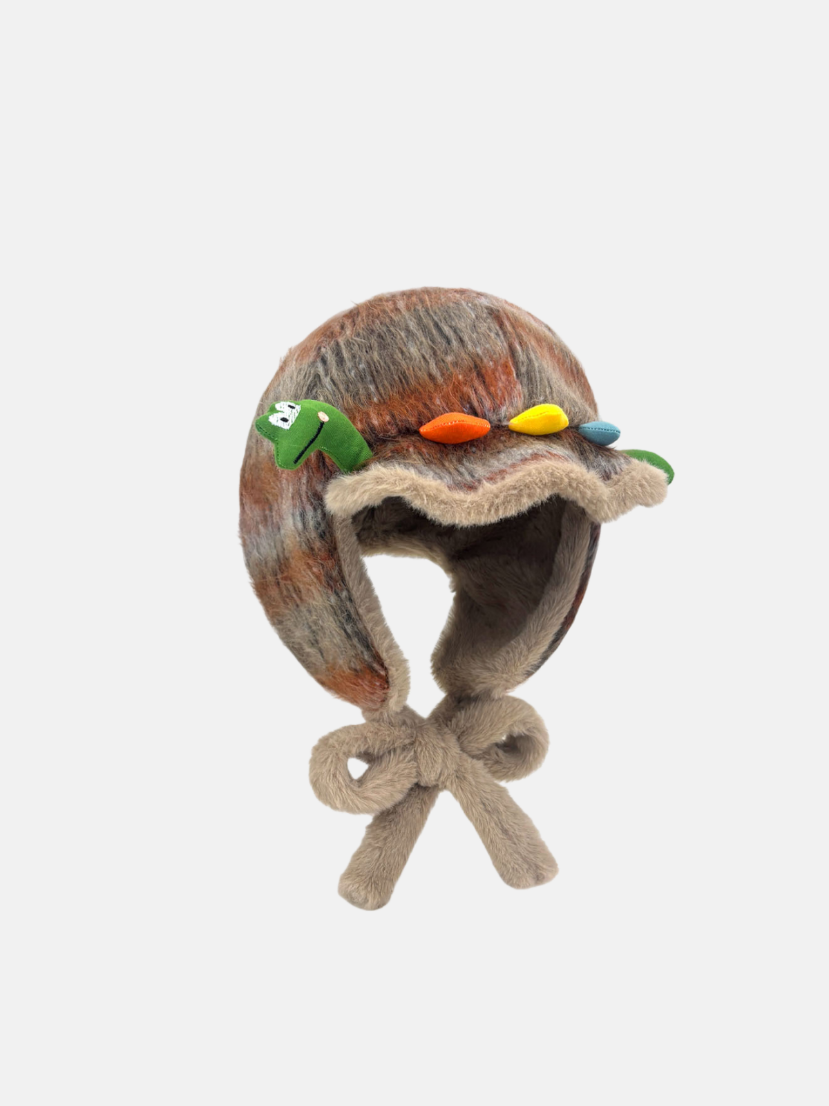 Haaura Dino & Friends Pompom Earflap Hat
