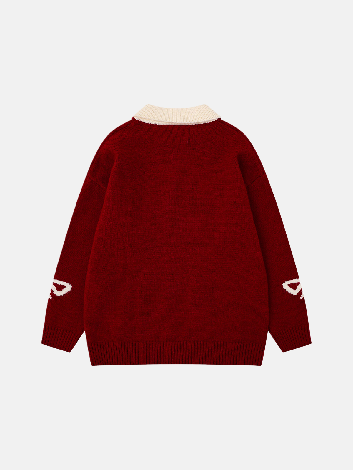 Haaura Apple Cat Bow Knit Sweater