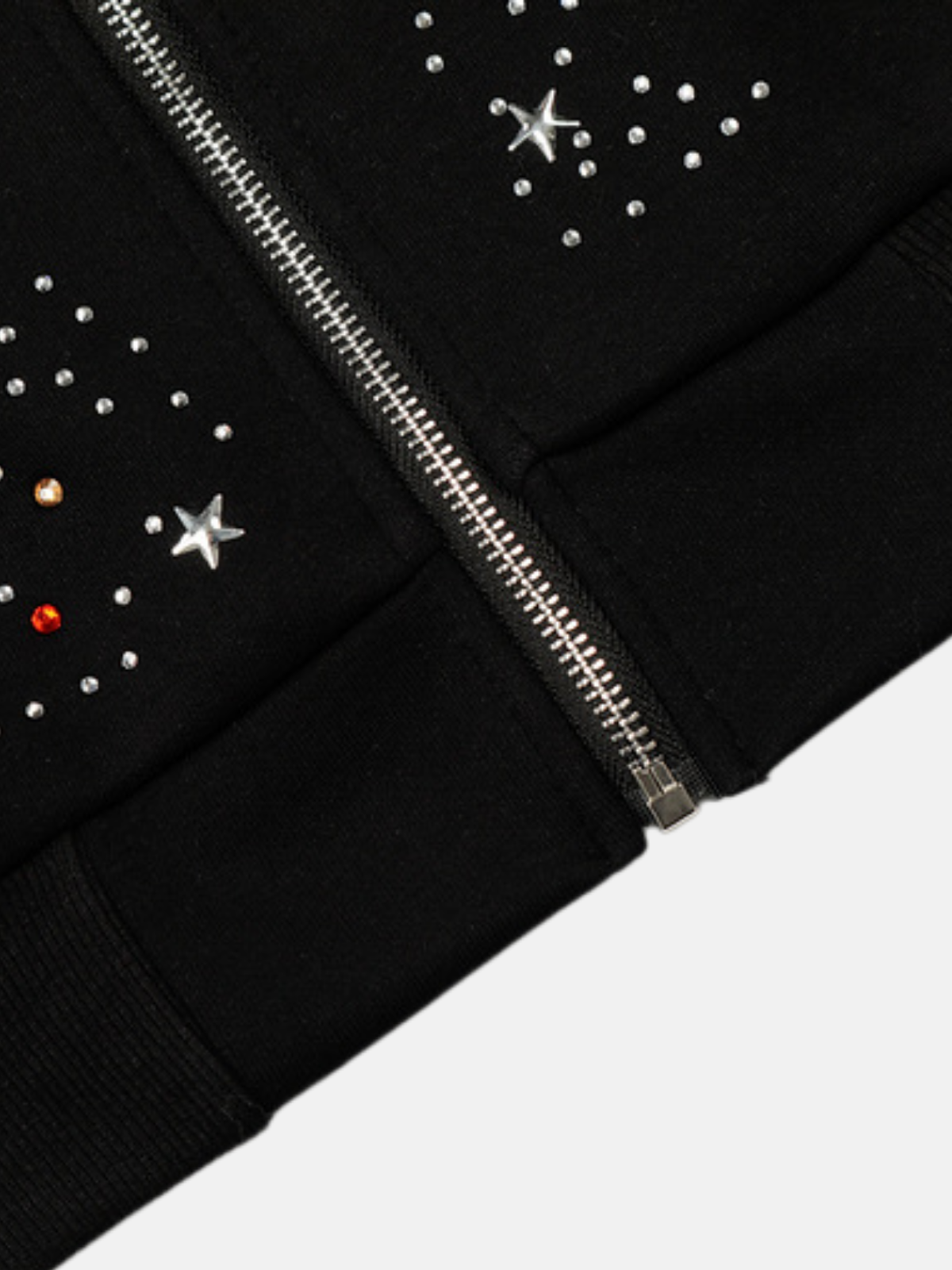 Haaura Rhinestone Star Hoodie