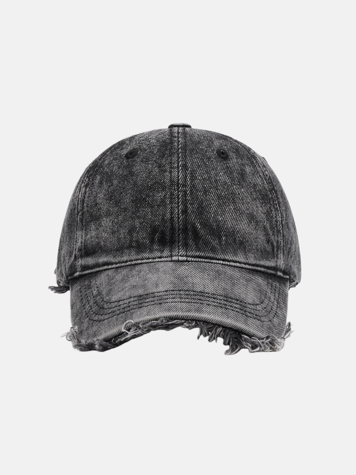 Fringe Denim Cap