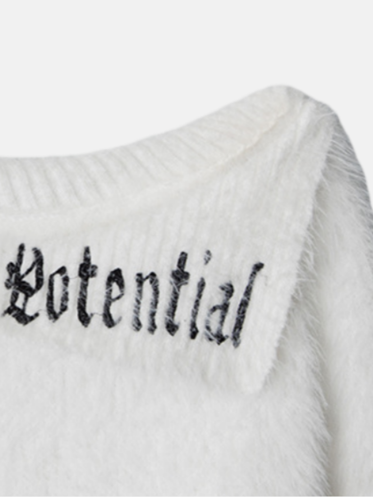 Haaura Asymmetric Crewneck Sweater