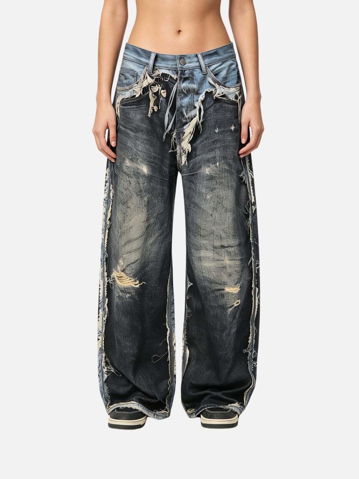 Haaura Baggy Distressed Jeans