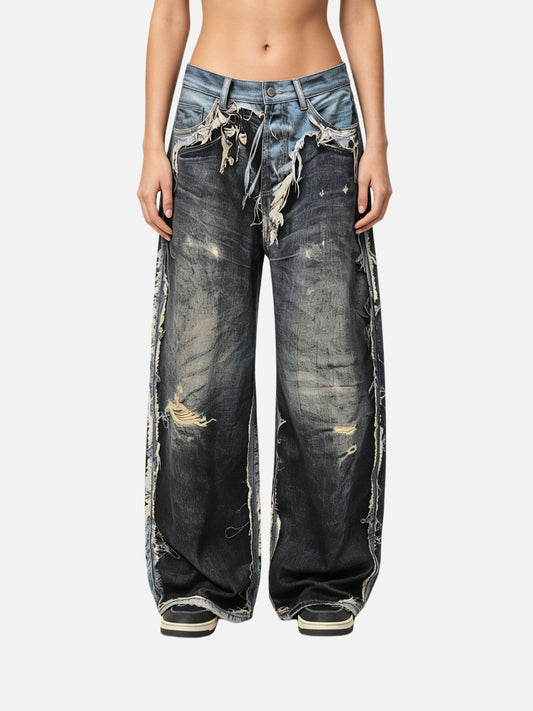 Haaura Baggy Distressed Jeans