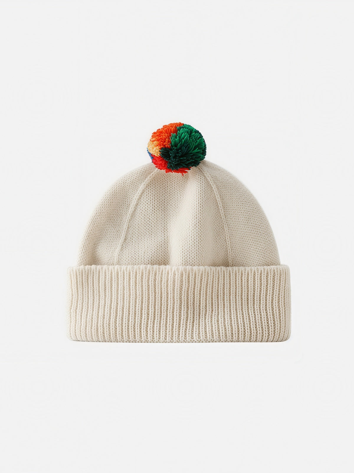 Colorful Pom Beanie