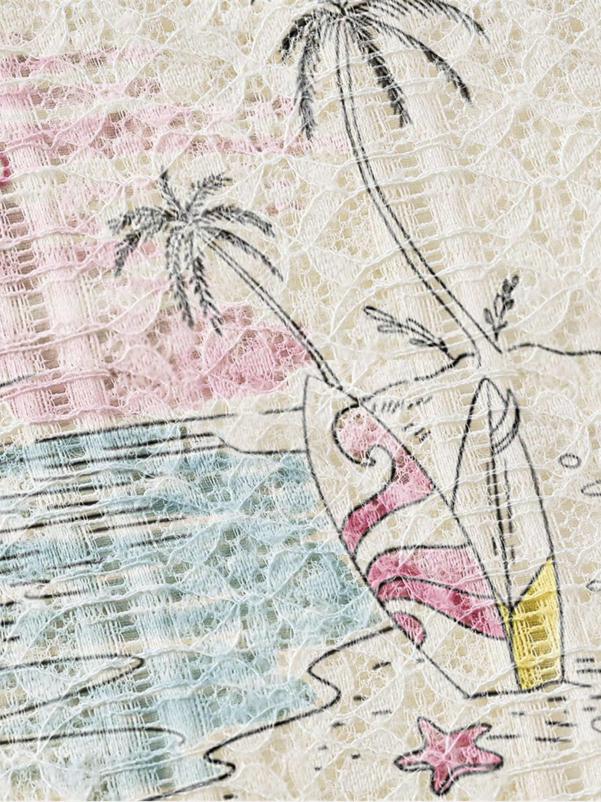Haaura Sunset Beach Print Shirt