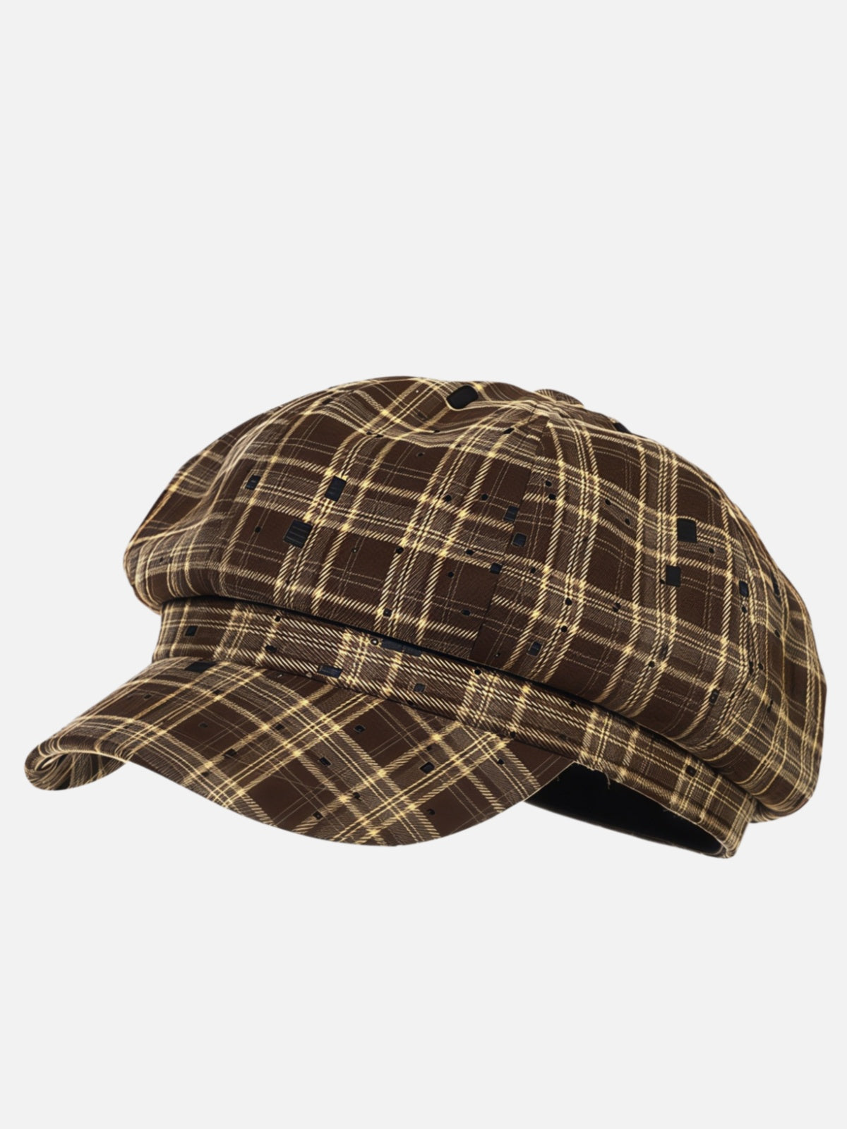 Plaid Newsboy Cap