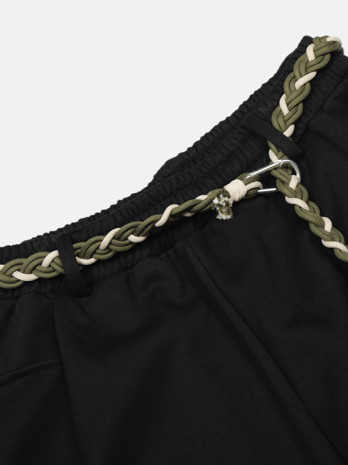 Haaura Drawstring Tassel Super Baggy Sweatpants
