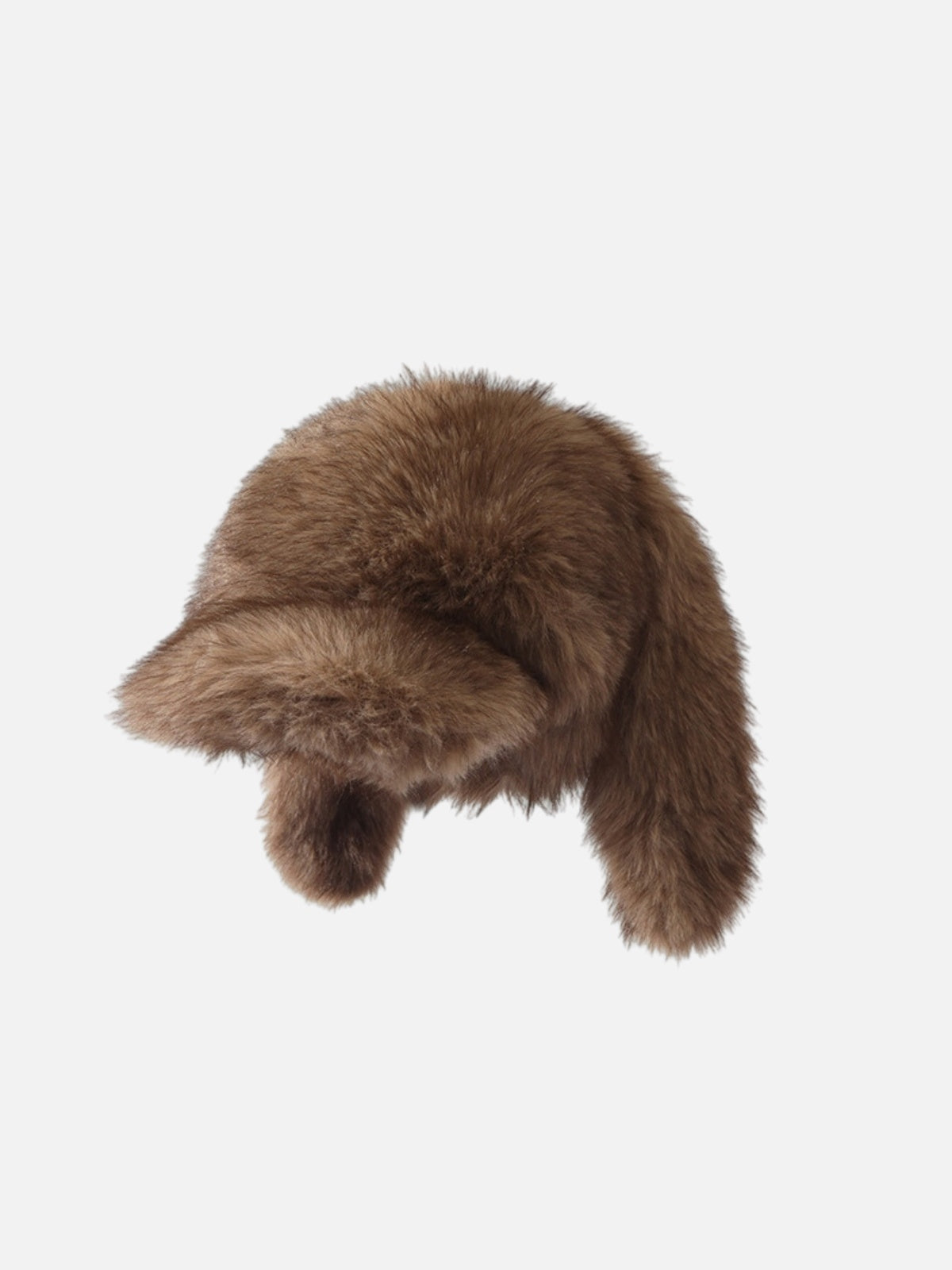 Spotted Fluffy Bunny Ear Hat