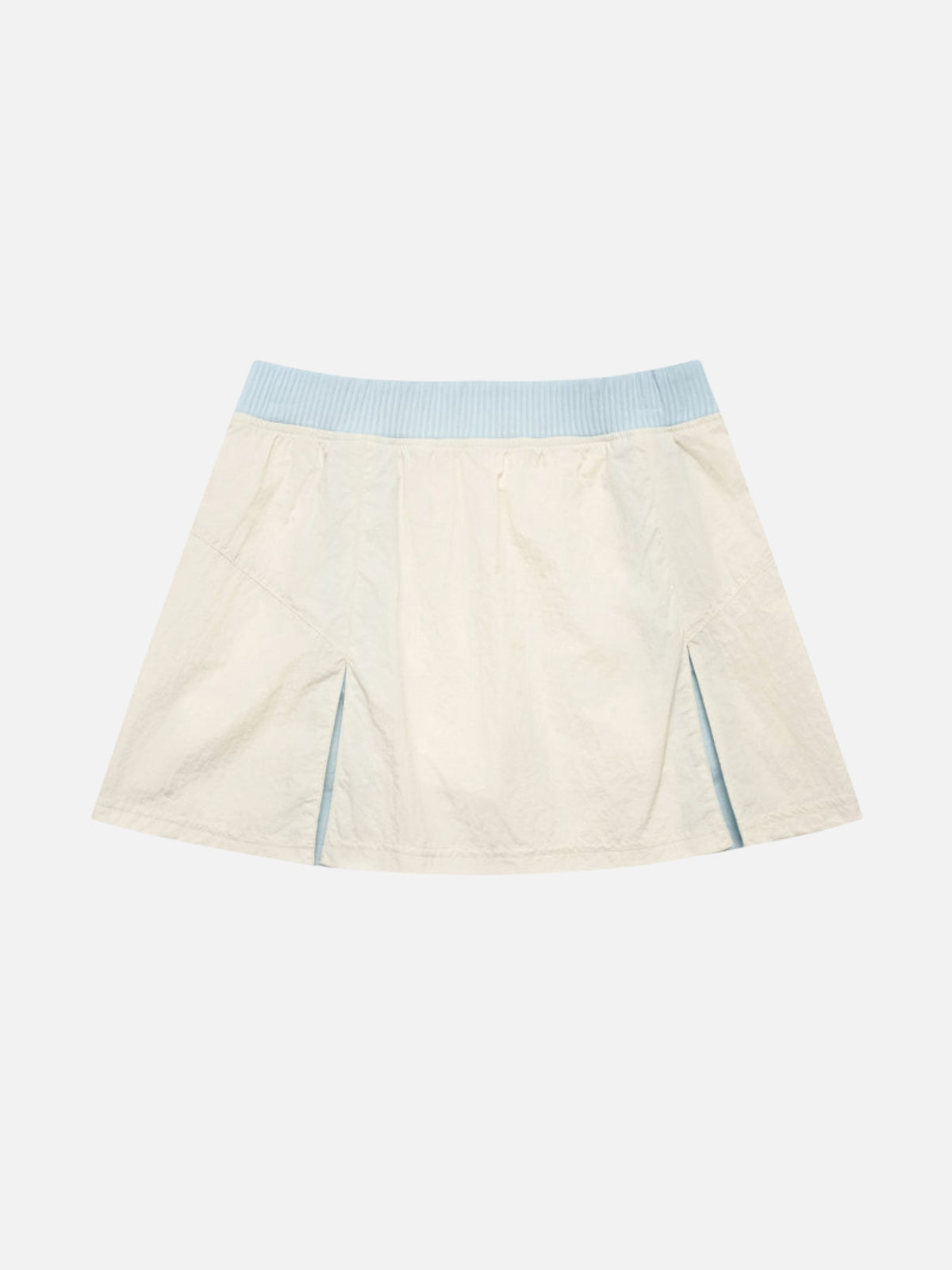 Haaura Contrast Waist Parachute Skirt