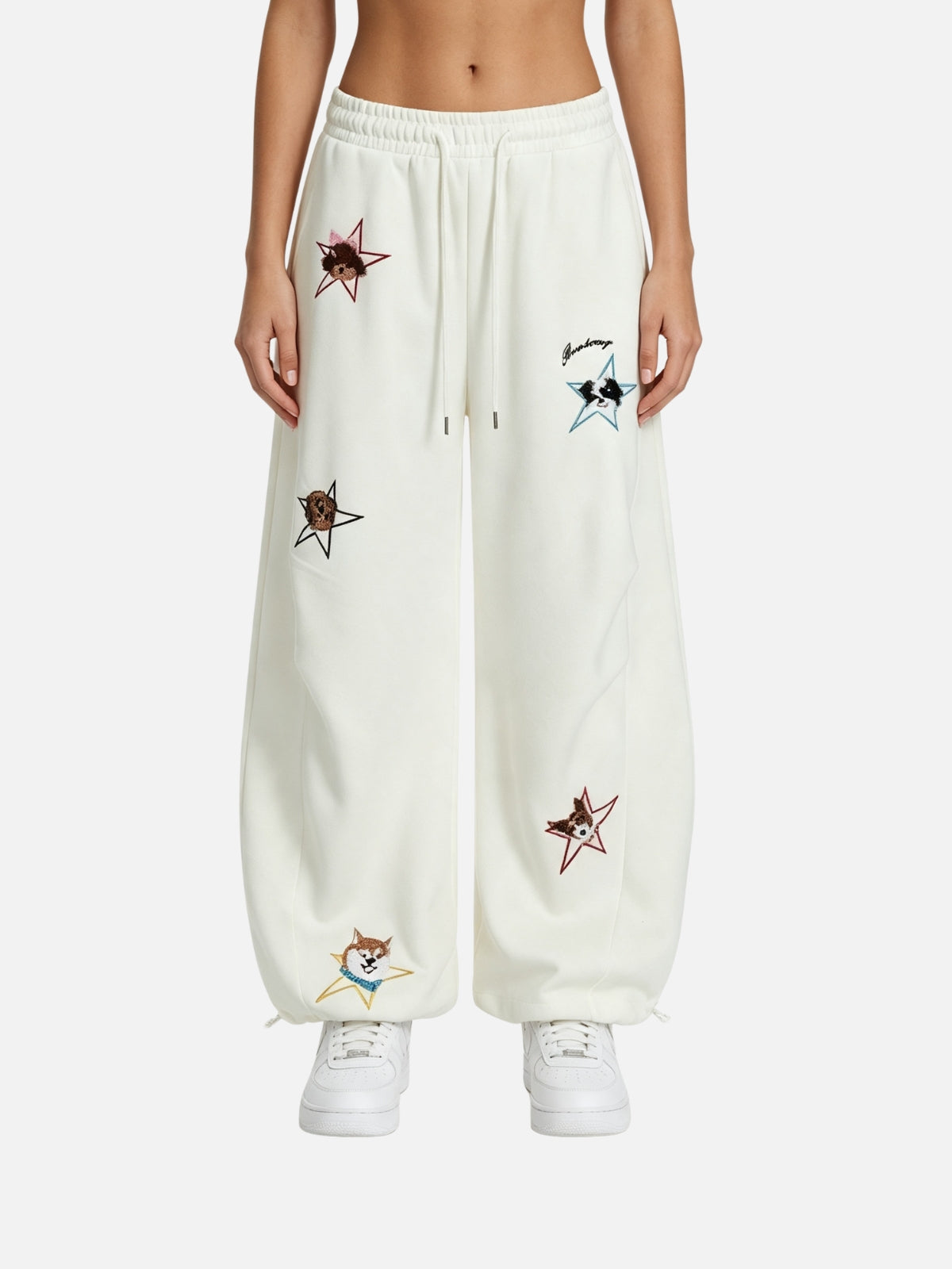 Haaura Dog Star Graphic Baggy Sweatpants