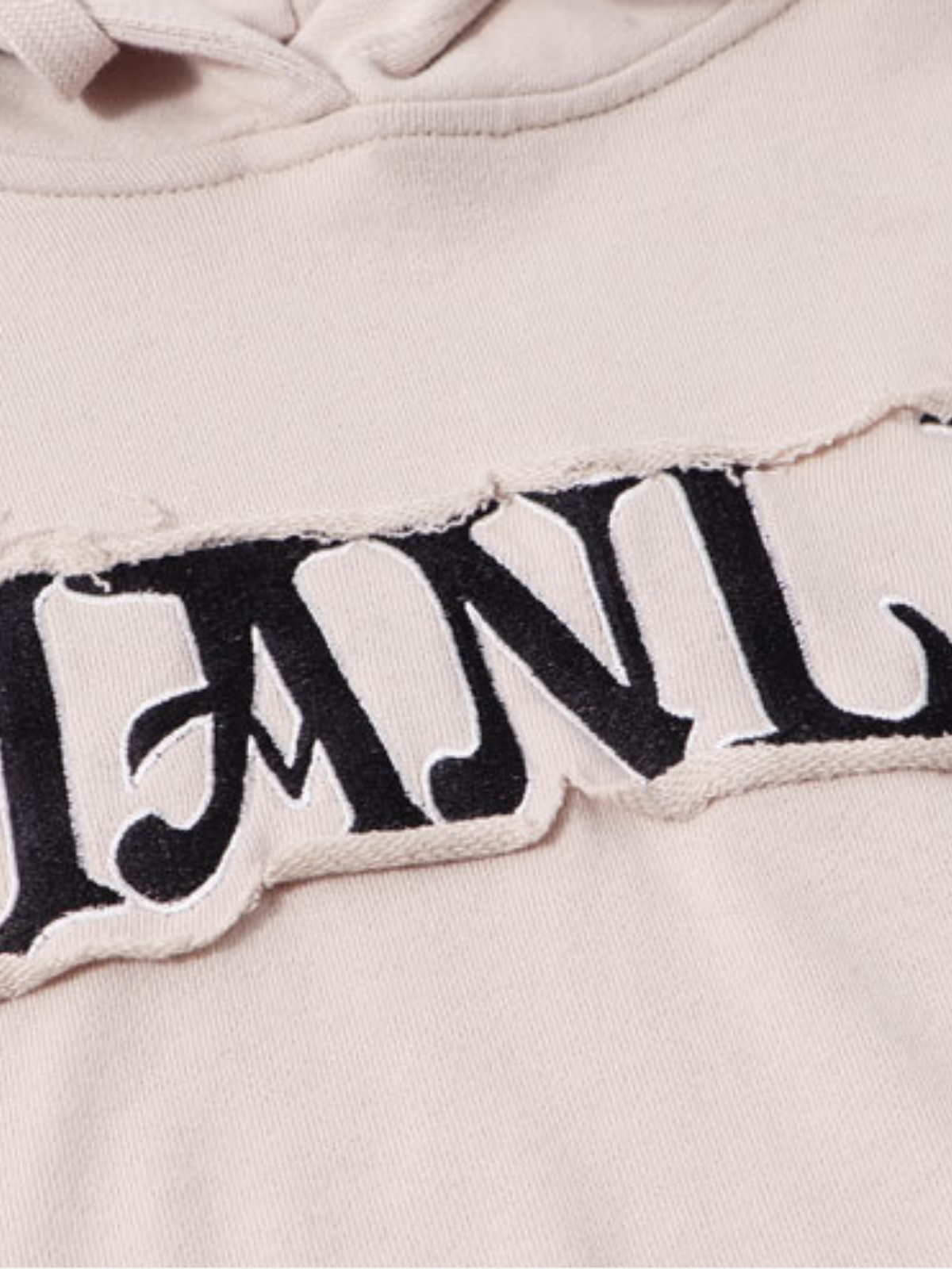 Haaura Cropped Lace-Up Hoodie