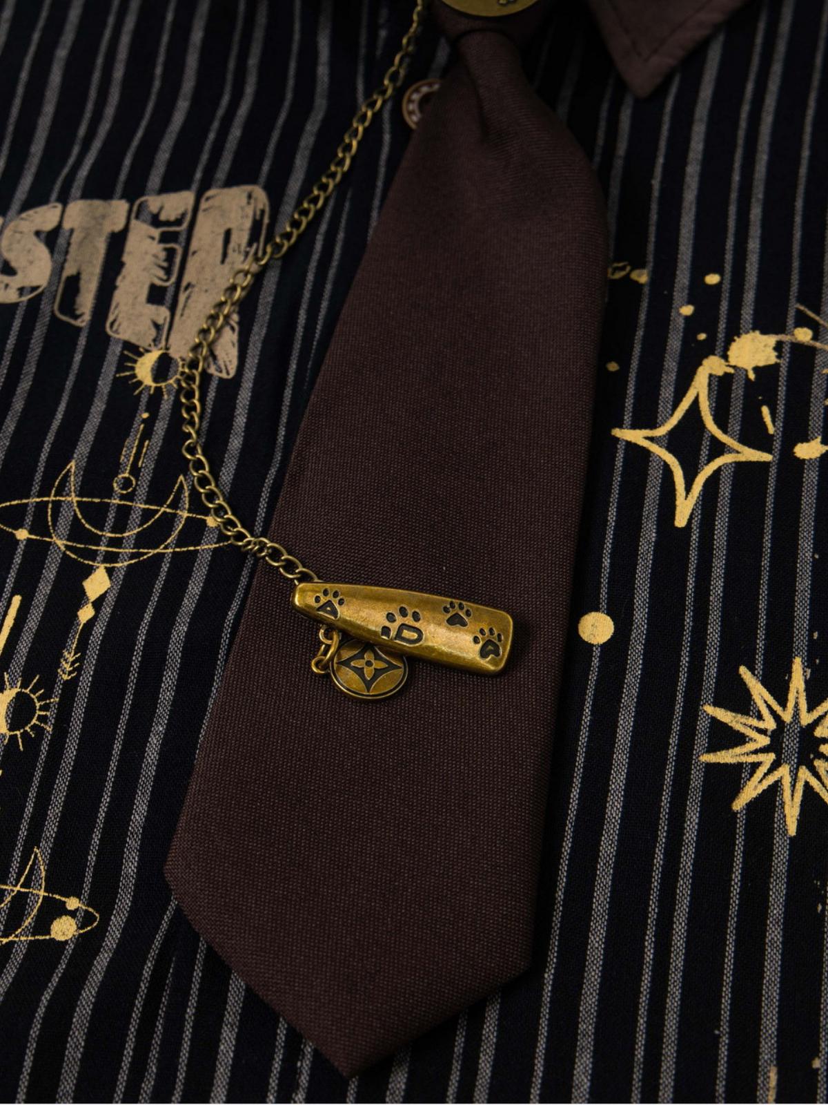 Haaura Celestial Bolt Button-Down Shirt