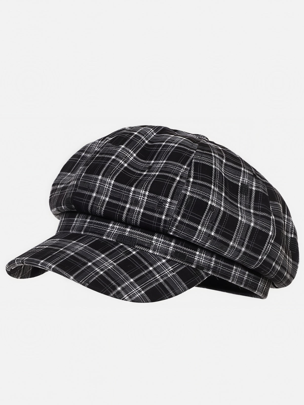 Plaid Newsboy Cap