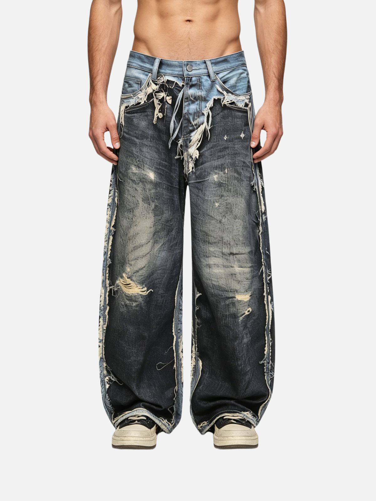 Haaura Baggy Distressed Jeans