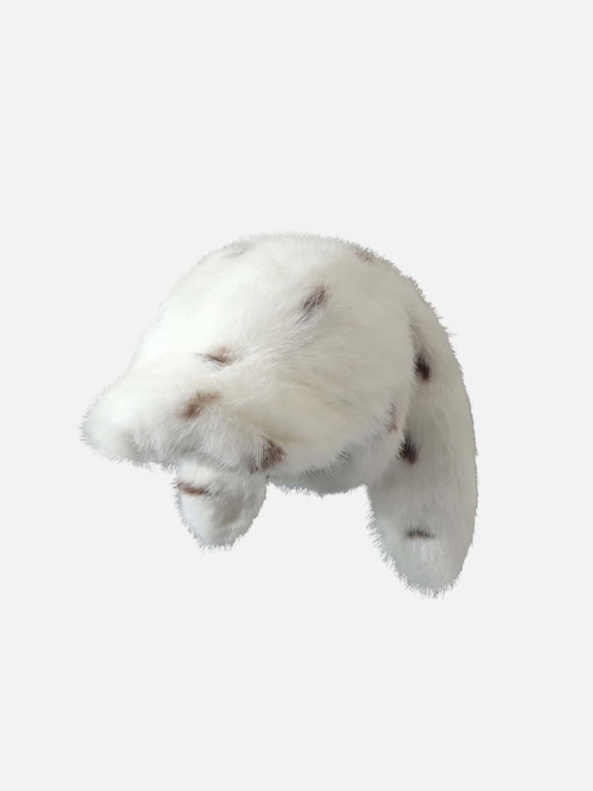 Spotted Fluffy Bunny Ear Hat