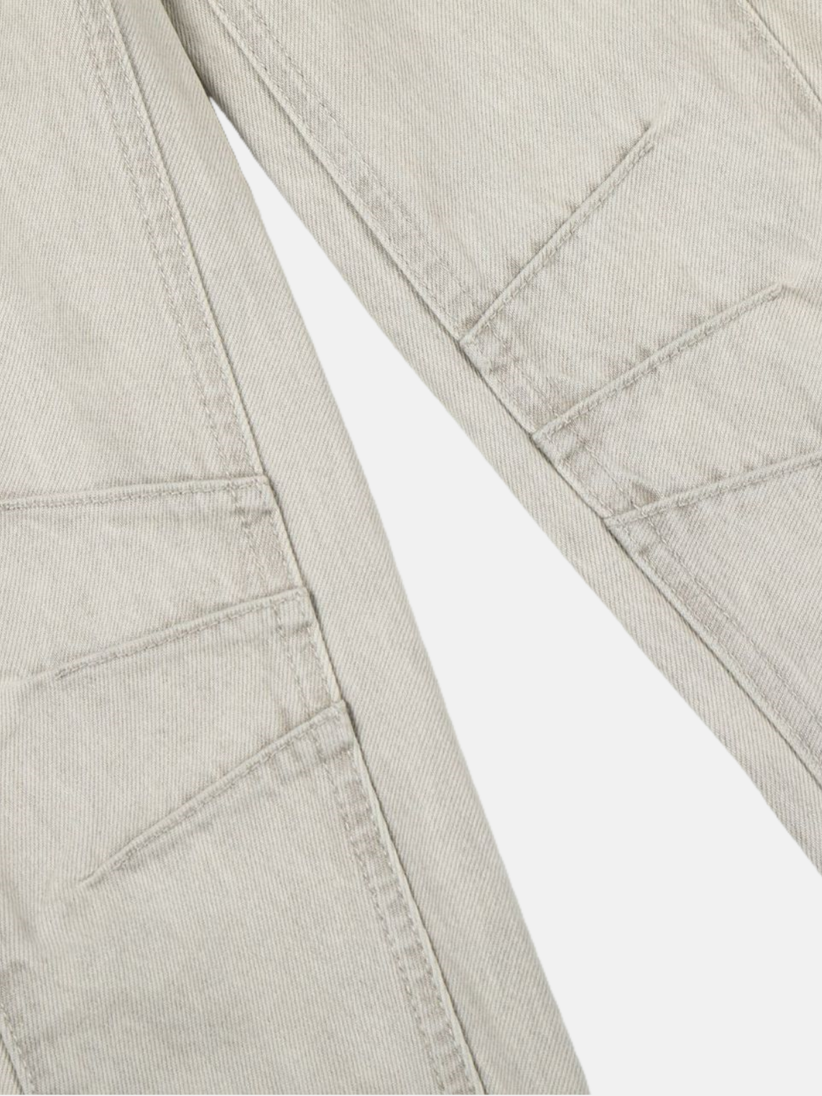 Haaura High-Waist Flared Structural Seam Jeans