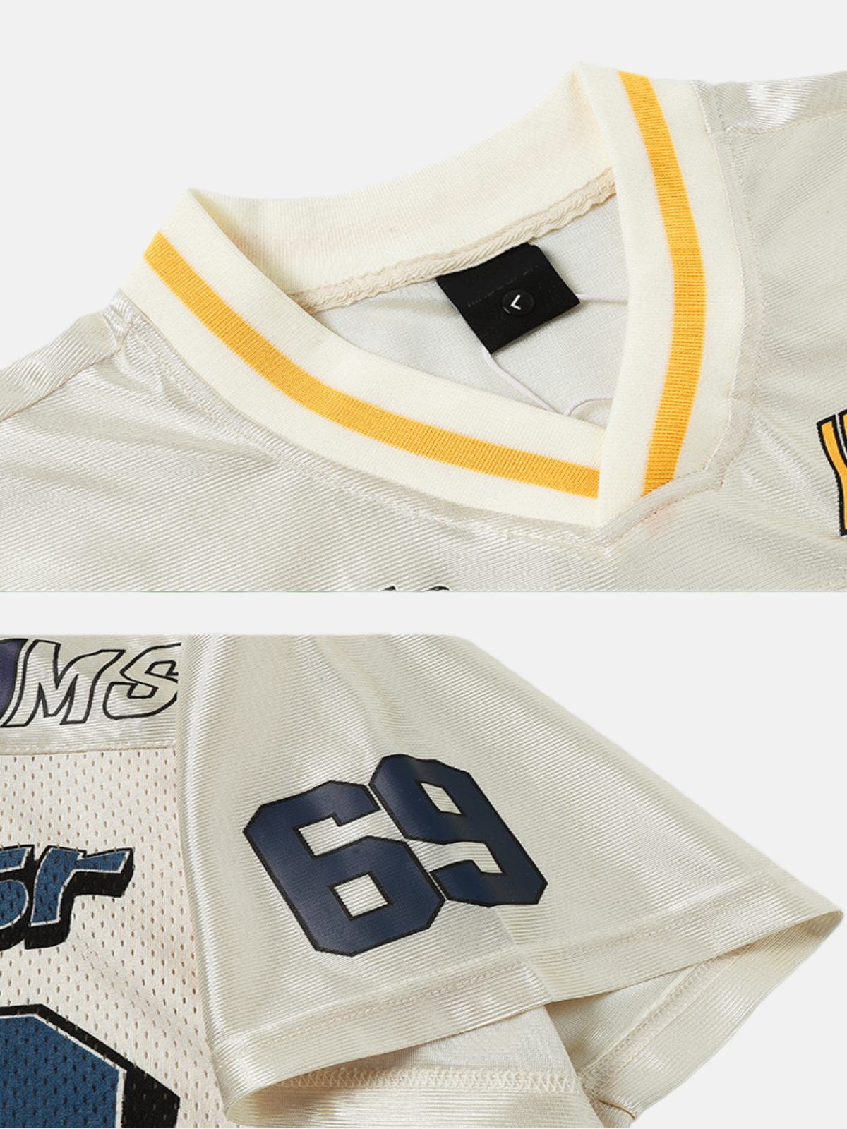 Haaura Mesh Flame 69 V-Neck Football Jersey