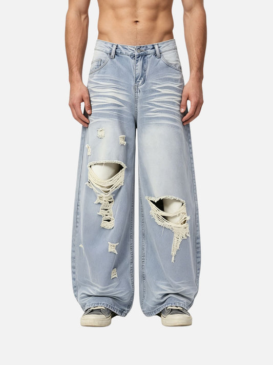 Haaura Baggy Distressed Jeans