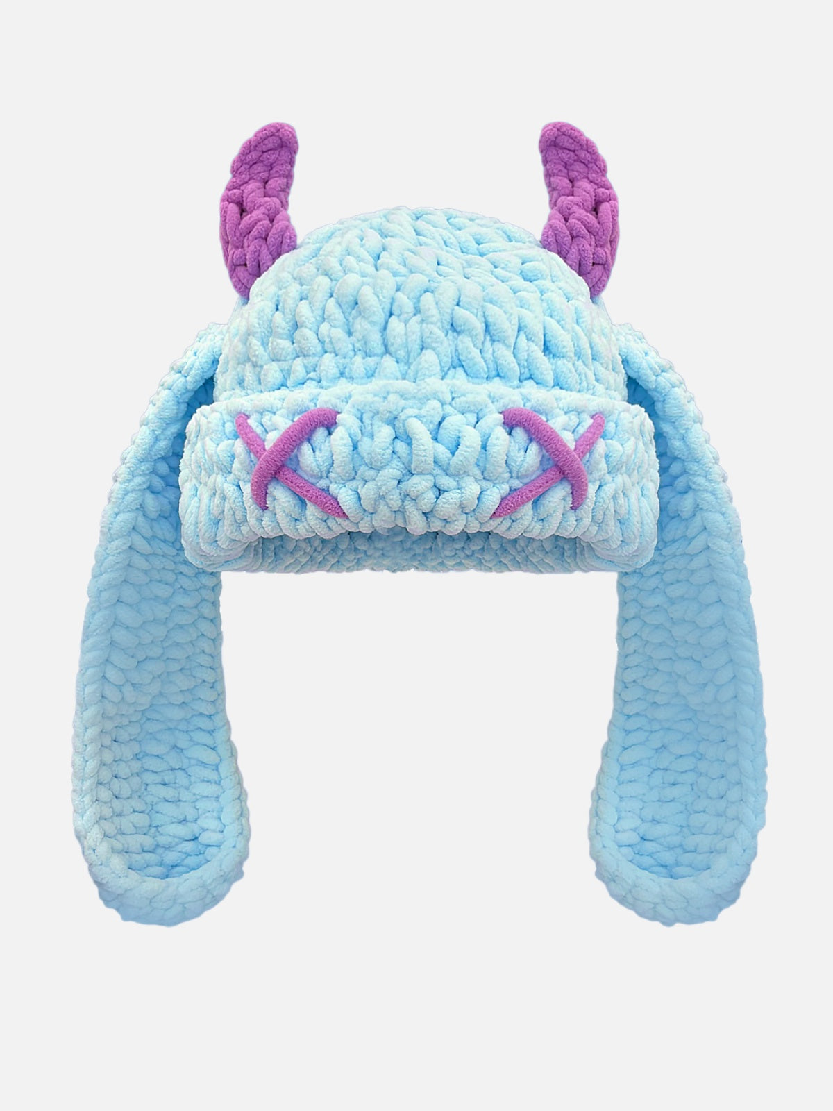 Devil Horns X Eyes Beanie