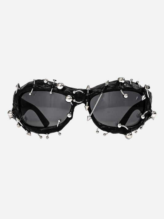 Punk Rivet-Studded Sunglasses