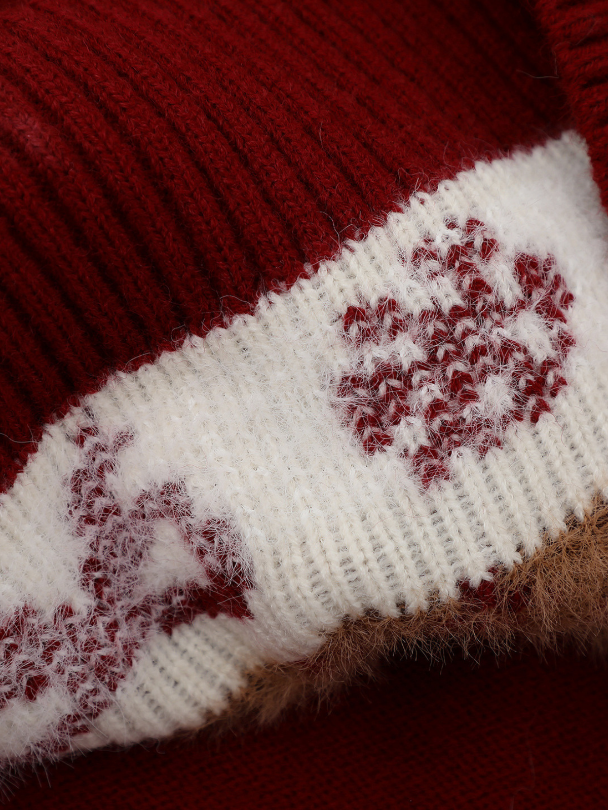 Haaura Apple Cat Bow Knit Sweater