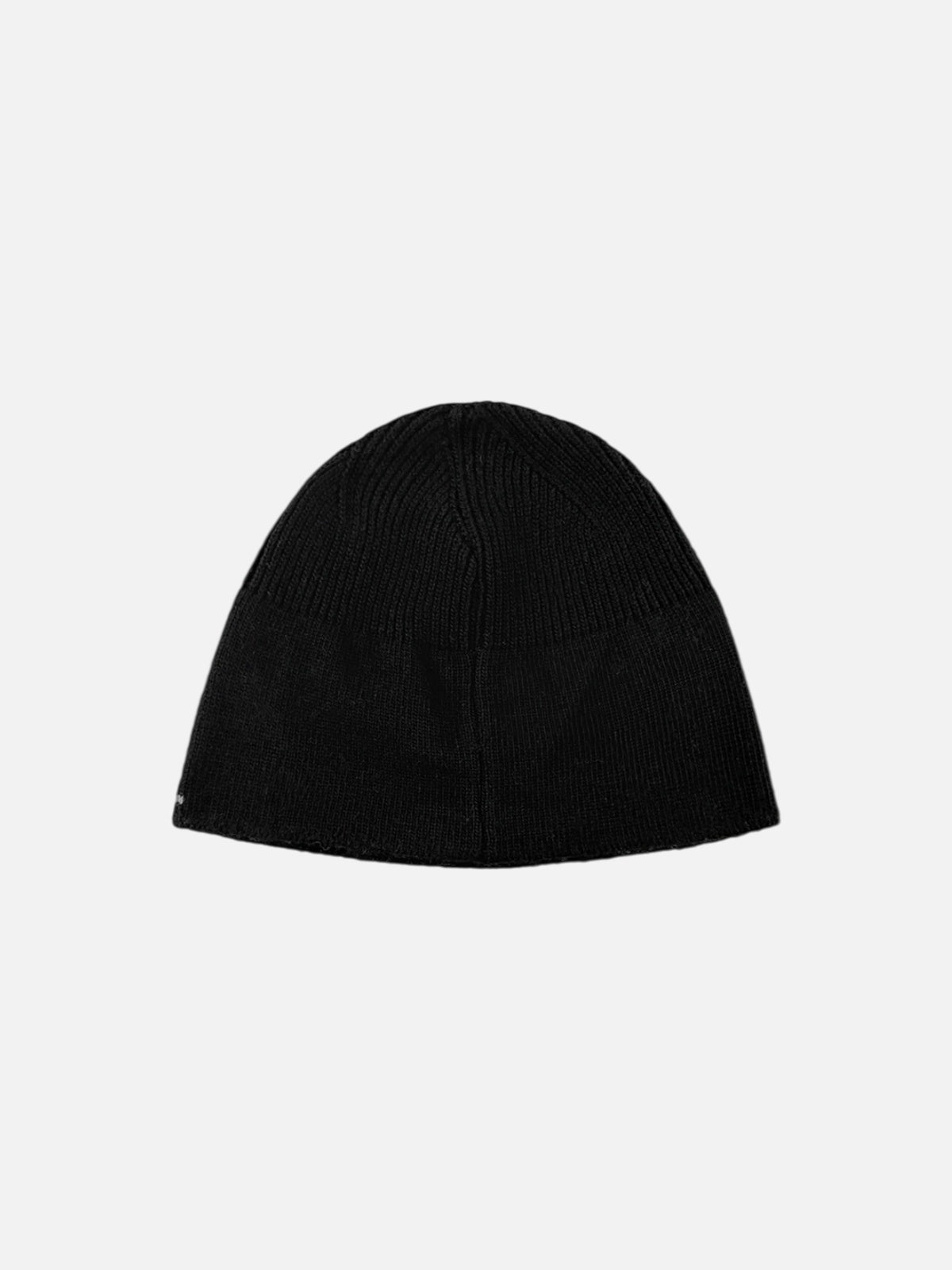 Two-Tone Ribbed Knit Beanie