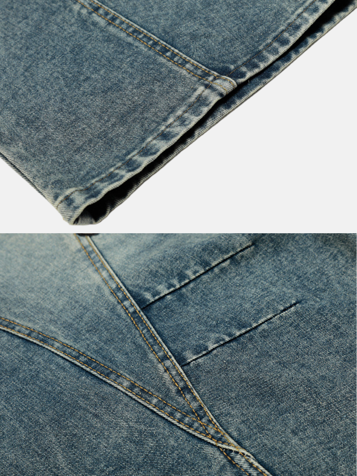 Haaura Star & Leopard Baggy Jeans