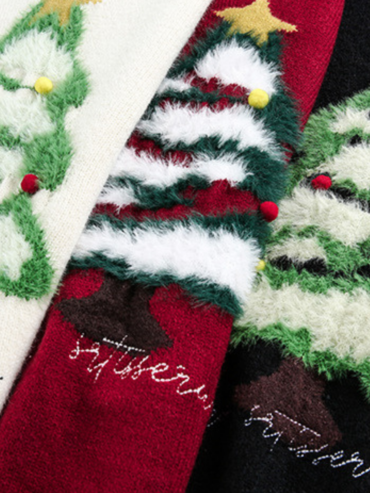 Haaura 3D Christmas Tree 1998 Knit Sweater