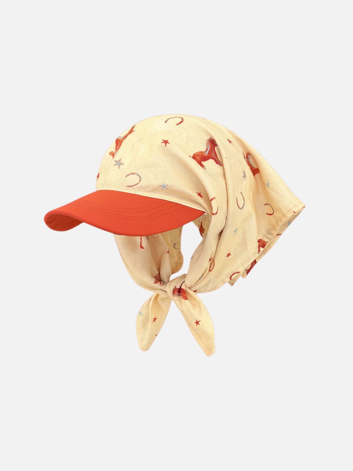 Haaura Animal & Moon Print Neck Flap Cap