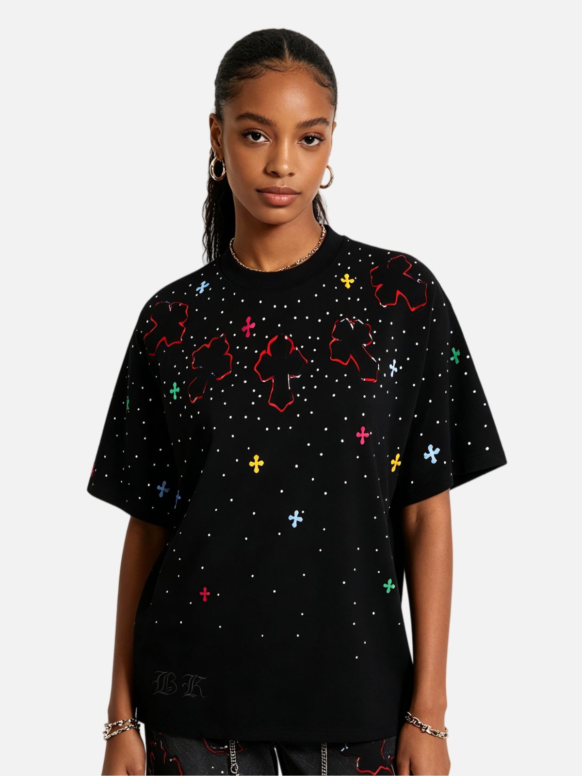 Haaura Cross Print Tee