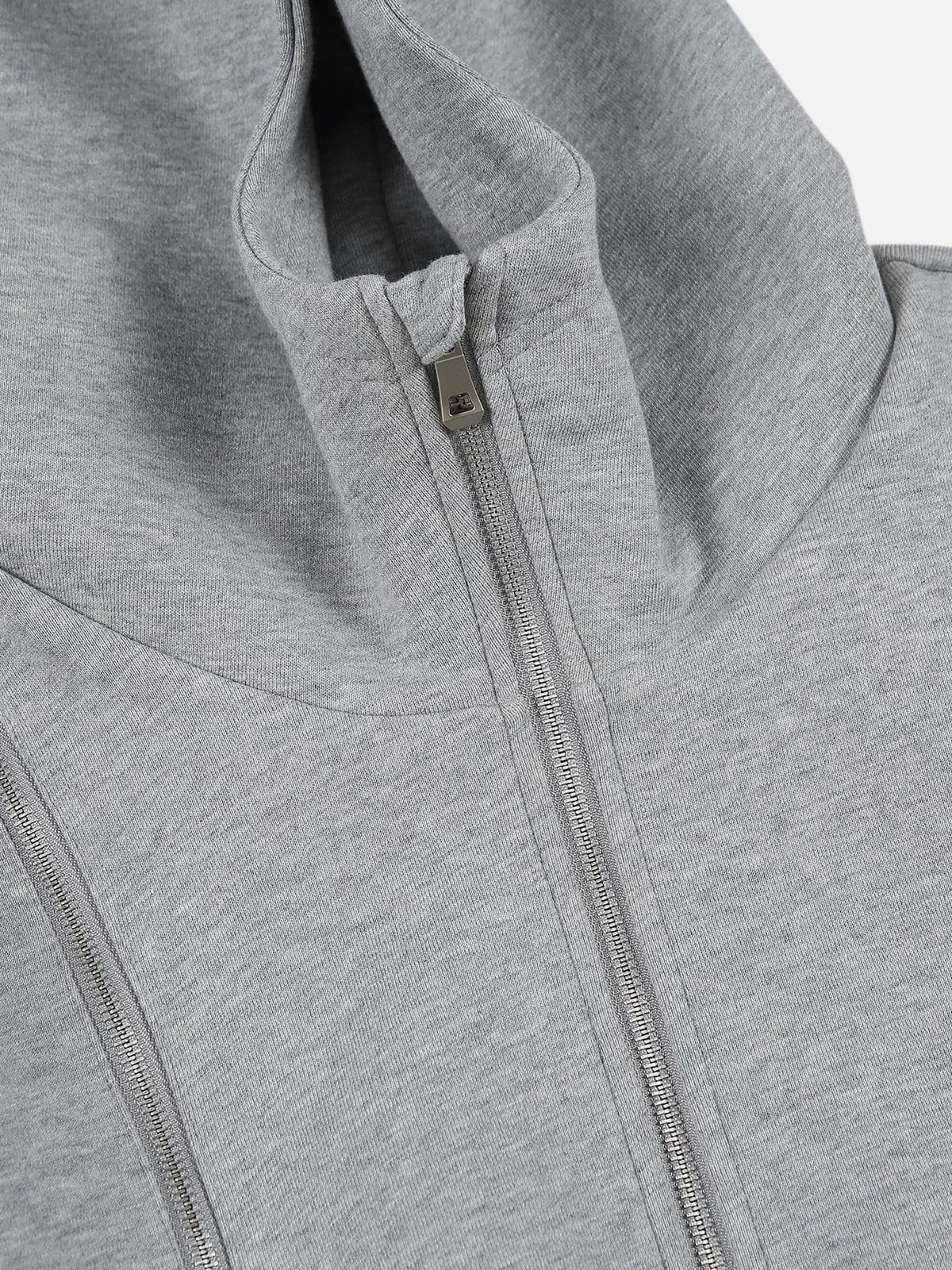 Haaura Deconstructive Boxy Zip Up Hoodie