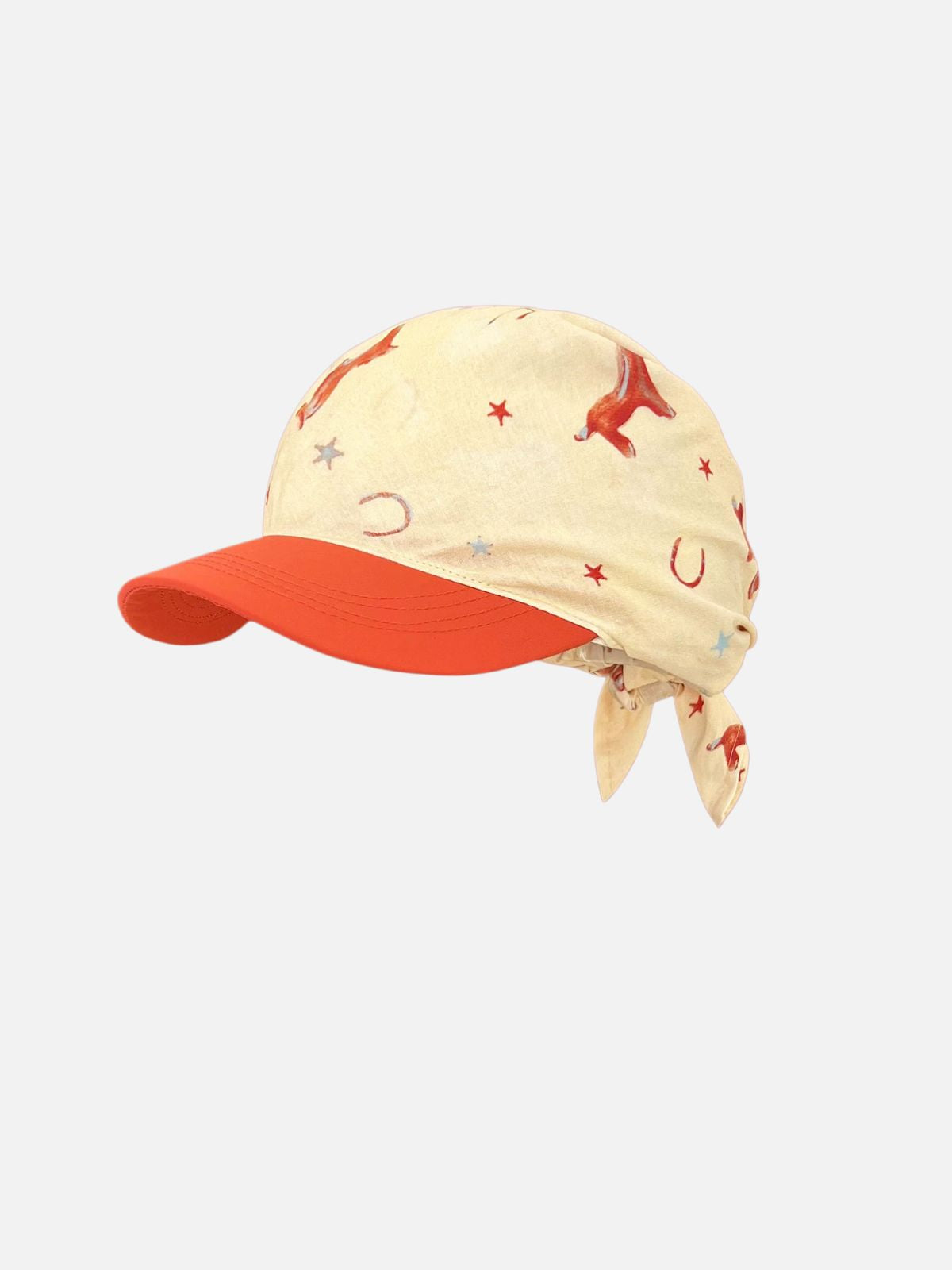 Haaura Animal & Moon Print Neck Flap Cap