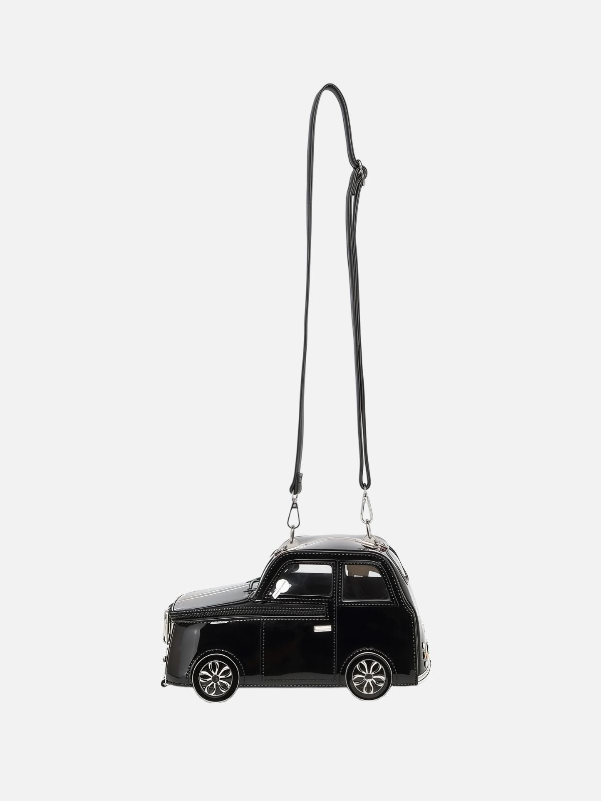 3D Car-Shaped Leather Handbag