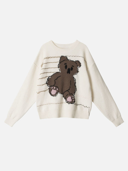 Haaura Cozy Bear Knit Sweater