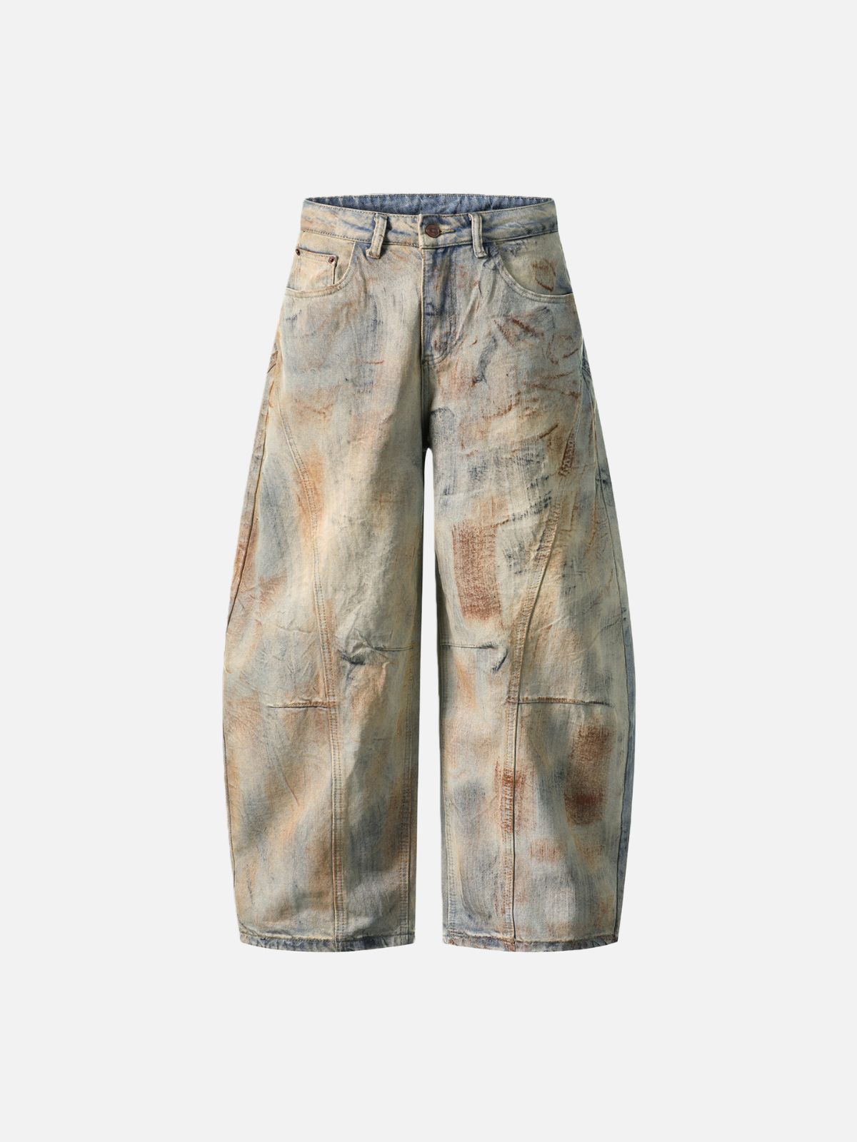 Haaura Wide-Leg Baggy Jeans