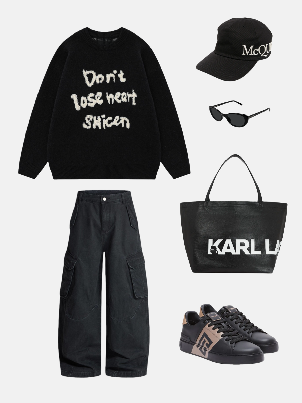 Haaura “Don‘t Lose Heart” Knit Sweater
